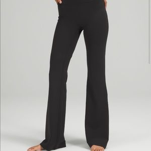 lululemon high rise flared groove pant